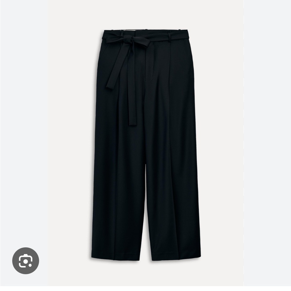 Zara NWT 50th anniversary wool blend trousers with belt 6929/427 - Picture 9 of 10